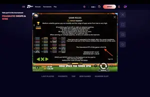 The Dog House RTP 95.51% at 21bit24 — game rules screen