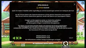 The Dog House Megaways RTP 96.55% at RX — game rules screen
