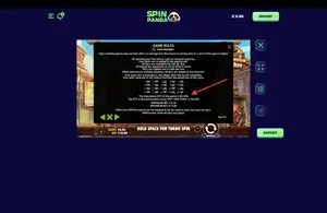 The Dog House Dog or Alive RTP 94.54% at SpinPanda — game rules screen